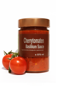 BIO Cherrytomaten Basiikum Sauce